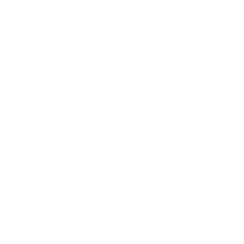a logo that reads in white and black